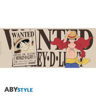 Abystyle  One Piece Tazza 460ml: Luffy & Wanted 