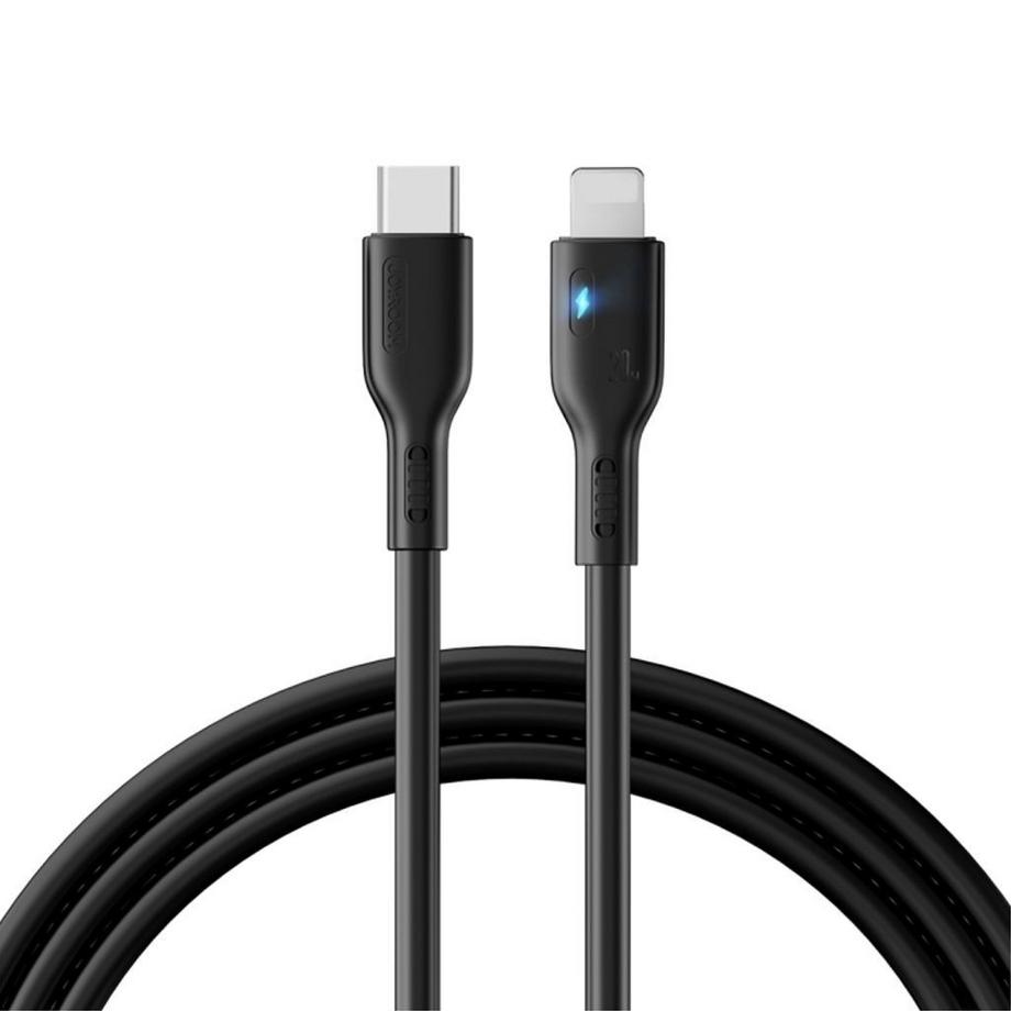 Joyroom USB-C-auf-Lightning-Schnellladekabel, 20 W, 2 m – Schwarz