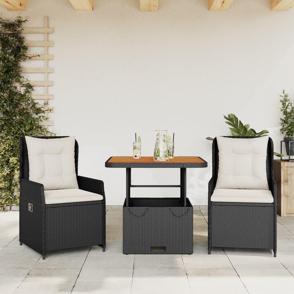 VidaXL Bistro set poly-rattan  