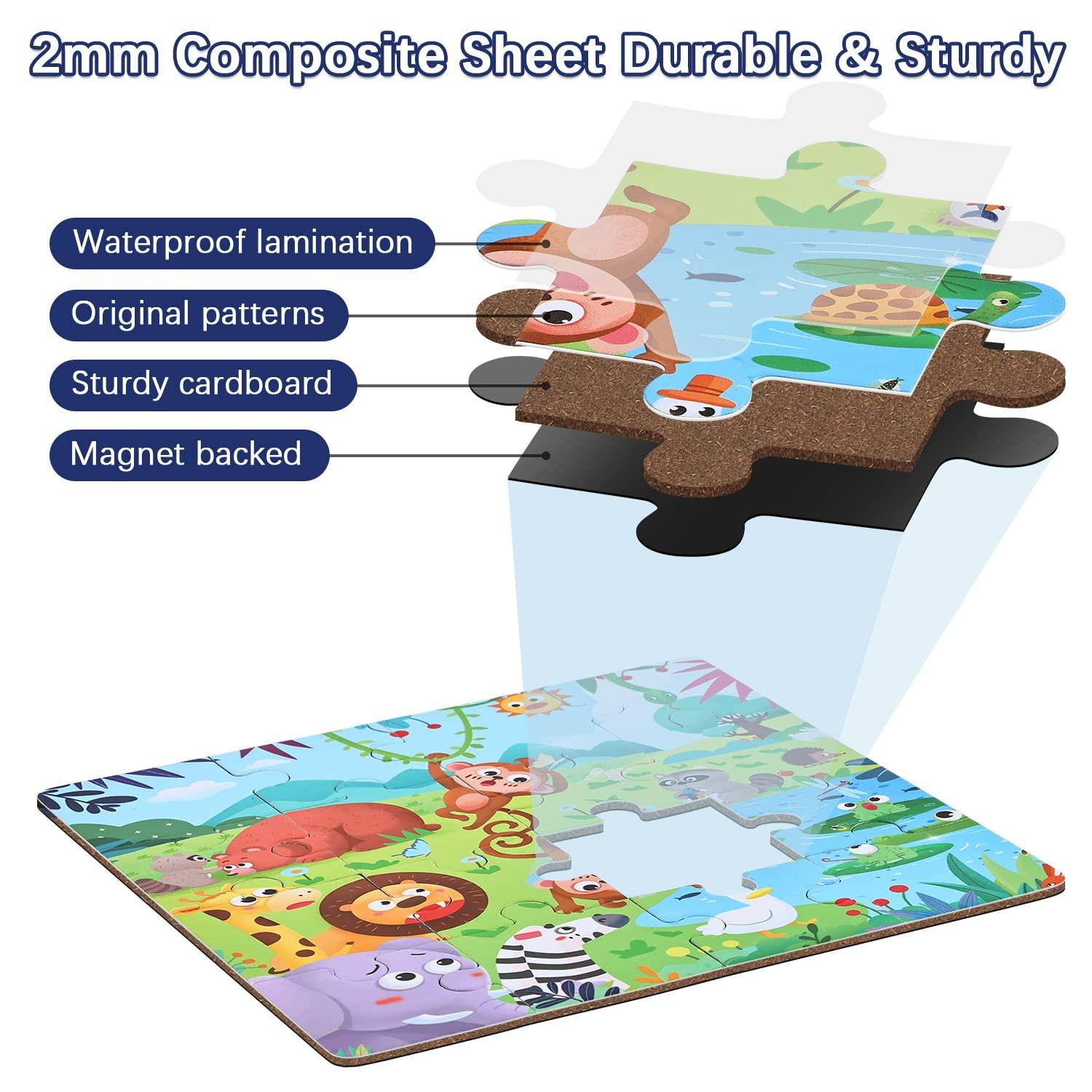 Activity-board  Kinderpuzzle Magnetpuzzle Tiere Puzzle für Kinder Puzzle 