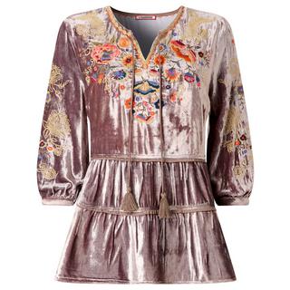 Joe Browns Besticktes Samtoberteil  