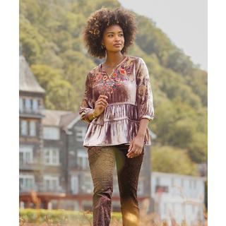 Joe Browns Besticktes Samtoberteil  