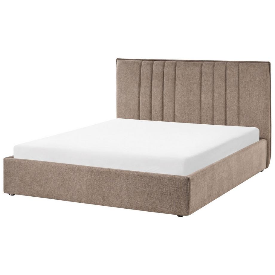 Beliani Lit ottoman en Tissu Moderne TARASCON  