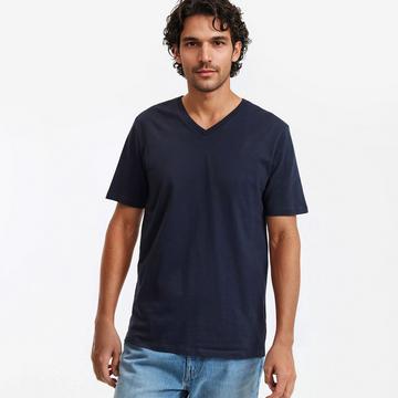 T-shirt col V manches courtes