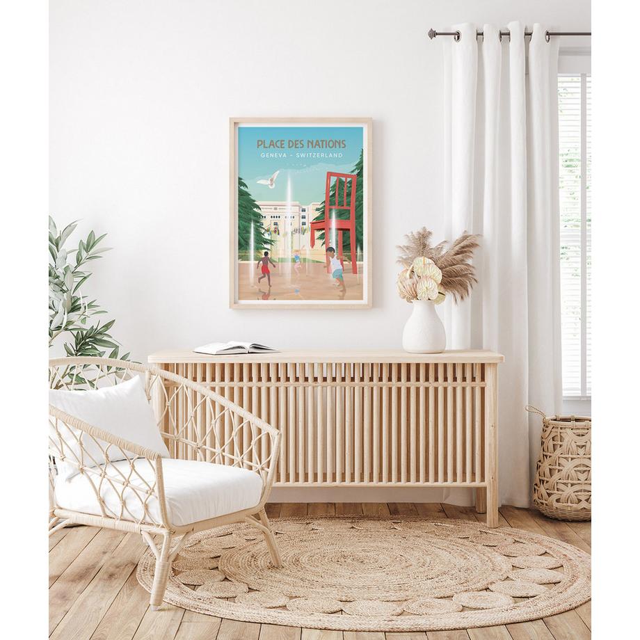 La-Jonx Place des Nations - Genève - Poster  