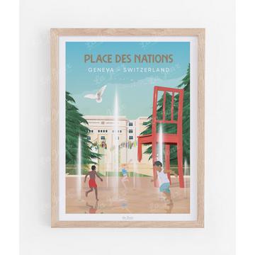 Place des Nations - Genève - Poster