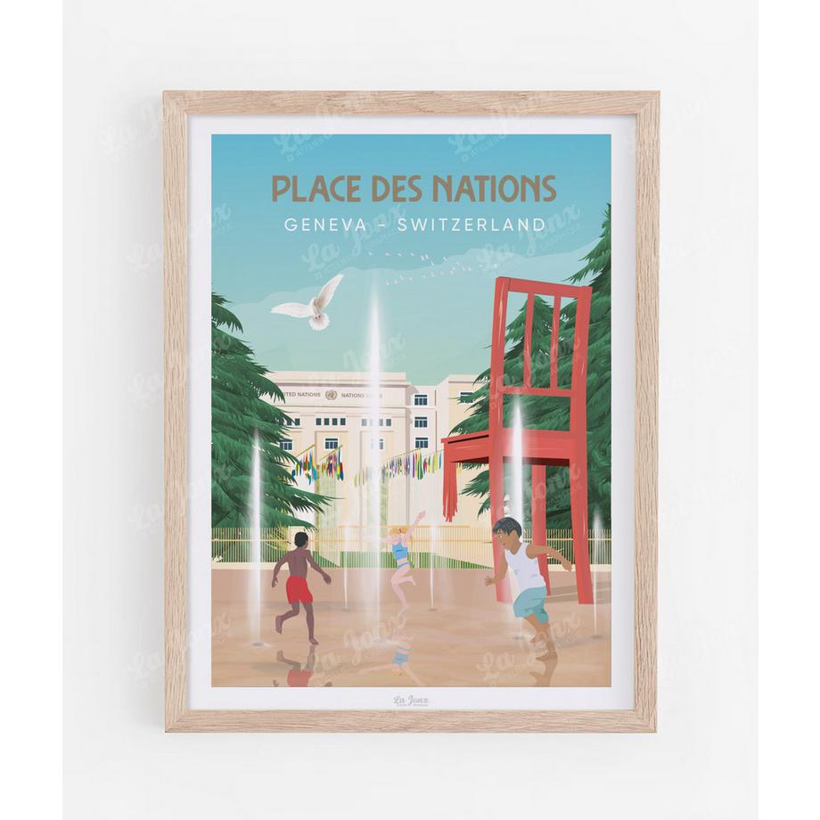 Affiche de Place des Nations - Genève