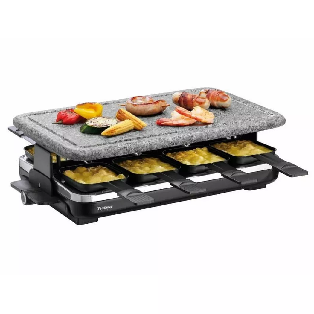 Trisa Raclette Hot Stone 8 Appareil à raclette