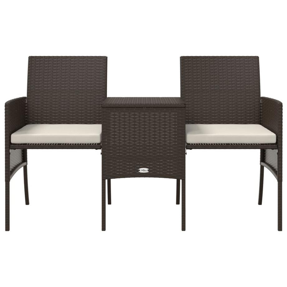 VidaXL Garten-sofagarnitur poly-rattan  