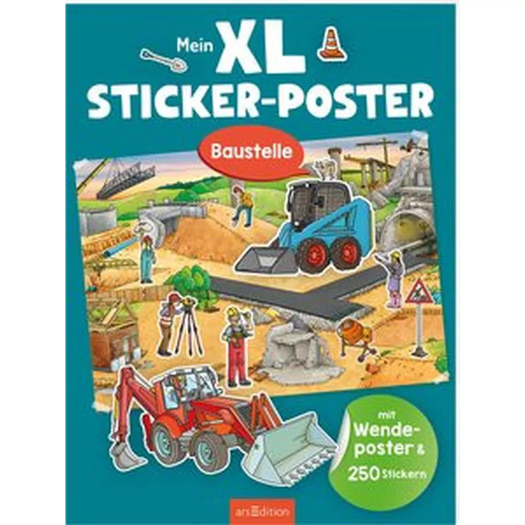 ARS EDITION - XL Sticker-Poster: Mein XL Sticker-Poster Baustelle