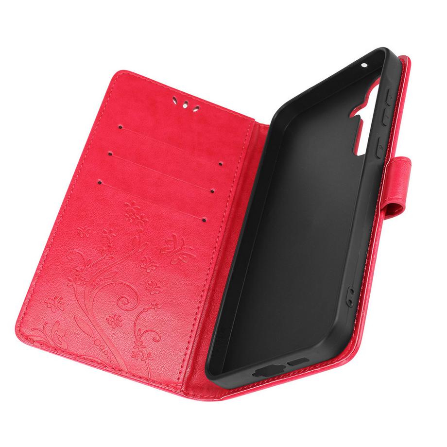 Avizar  Samsung A55 Etui Blume Schmetterling 