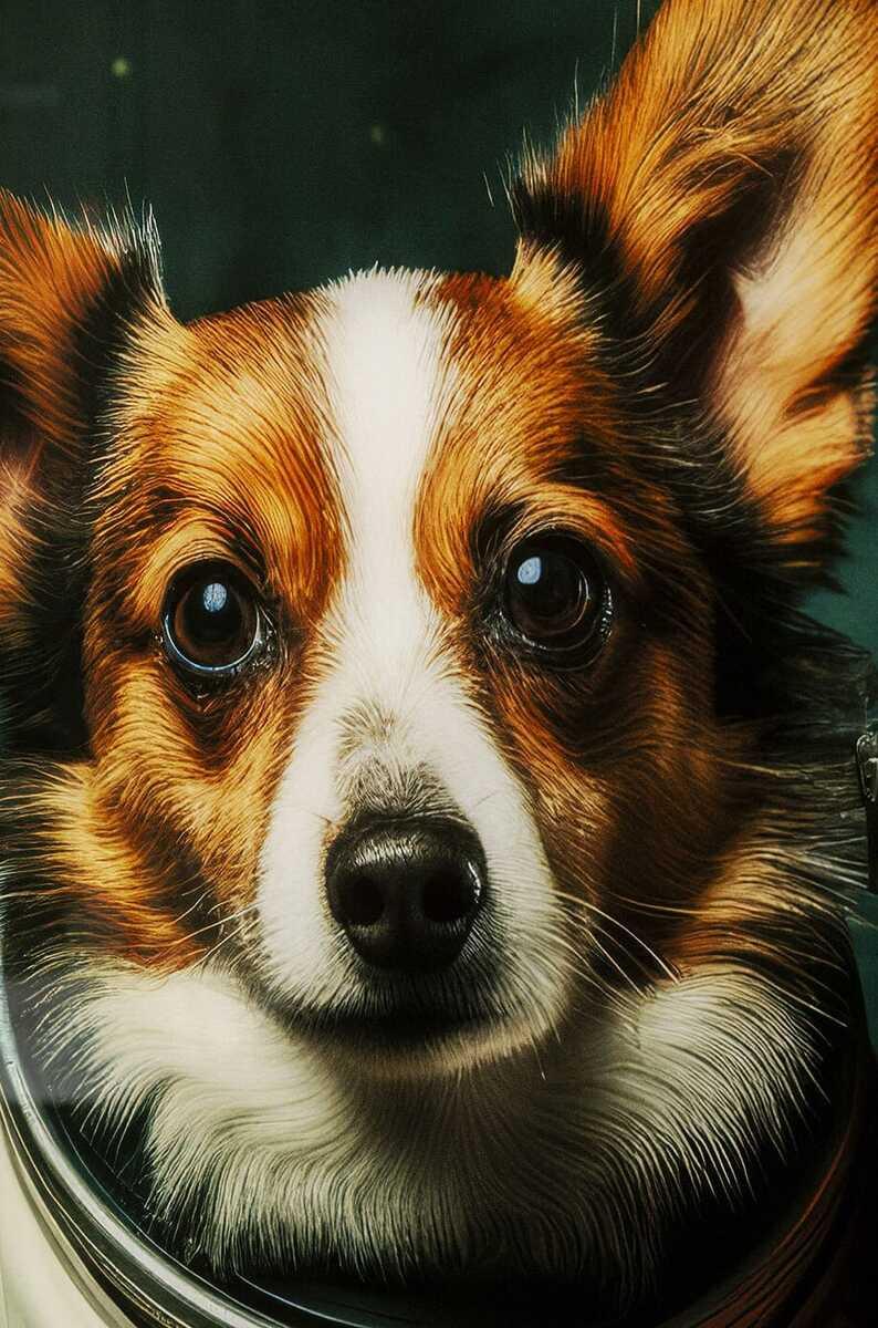 KARE Design Glasbild Astronauts Dogs 80x60  