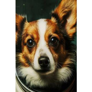 KARE Design Glasbild Astronauts Dogs 80x60  