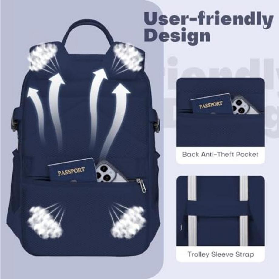 Only-bags.store  Handgepäck Rucksack Laptoptasche Flugzeug Handgepäck Untersitz-Kabinentasche 