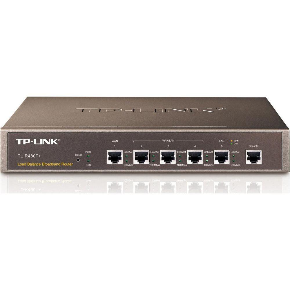 tp link  TL-R480T+ router cablato Fast Ethernet Nero 