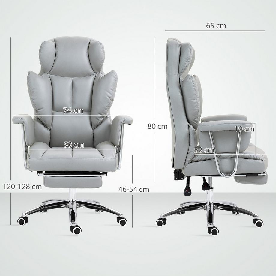 HOMCOM Chaise de bureau  