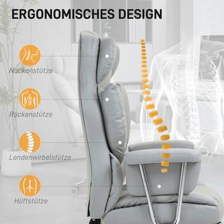 HOMCOM Chaise de bureau  