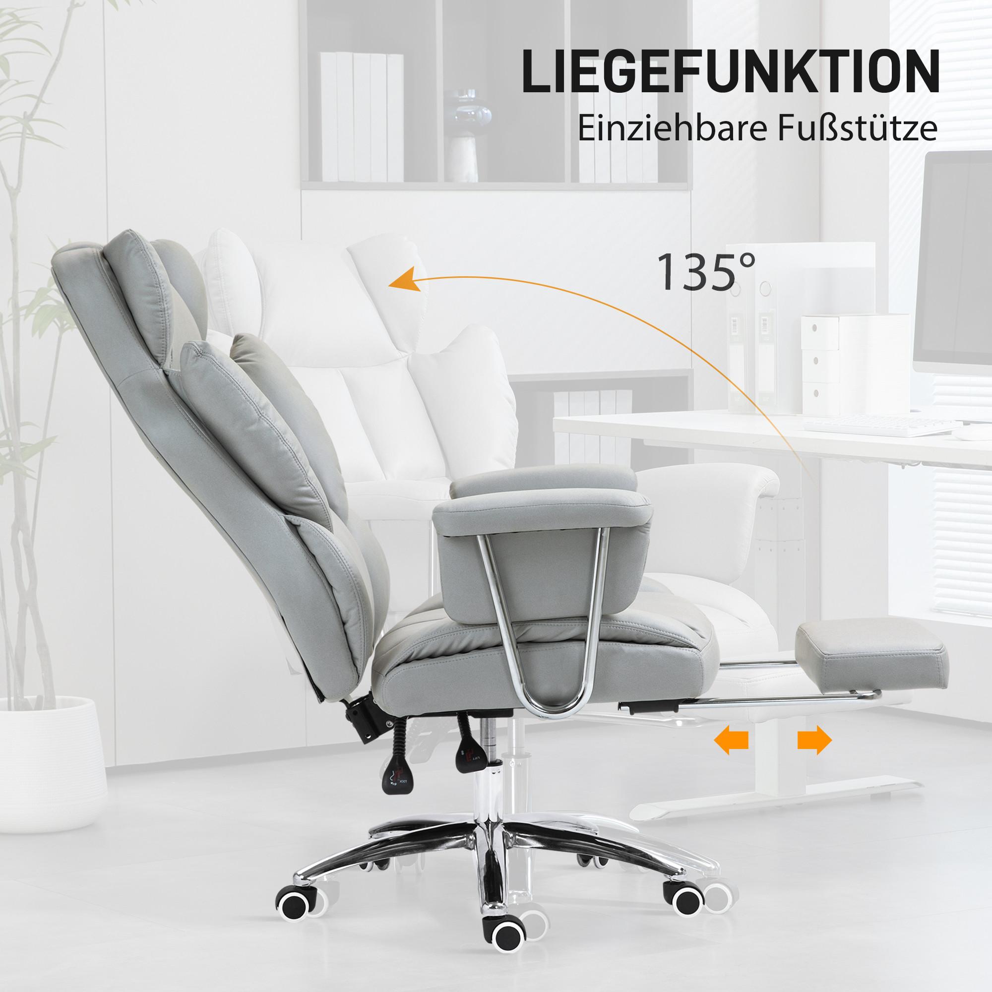 HOMCOM Chaise de bureau  