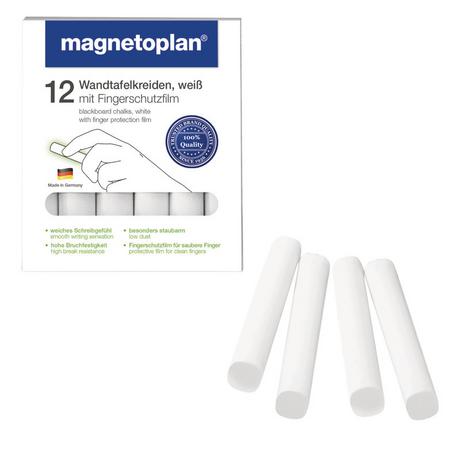 magnetoplan MAGNETOPLAN Kreide abgerundet  12 Stück  