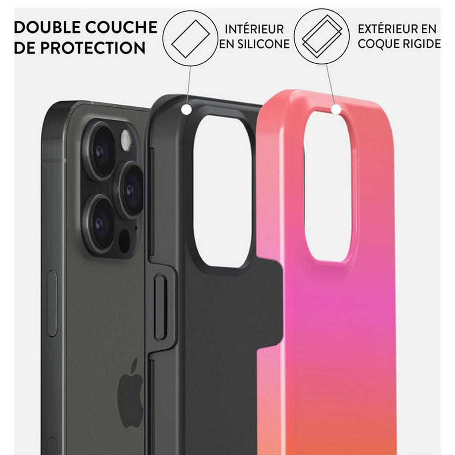 Burga  Custodia per iPhone 15 Pro MagSafe Tough Sunset Club 