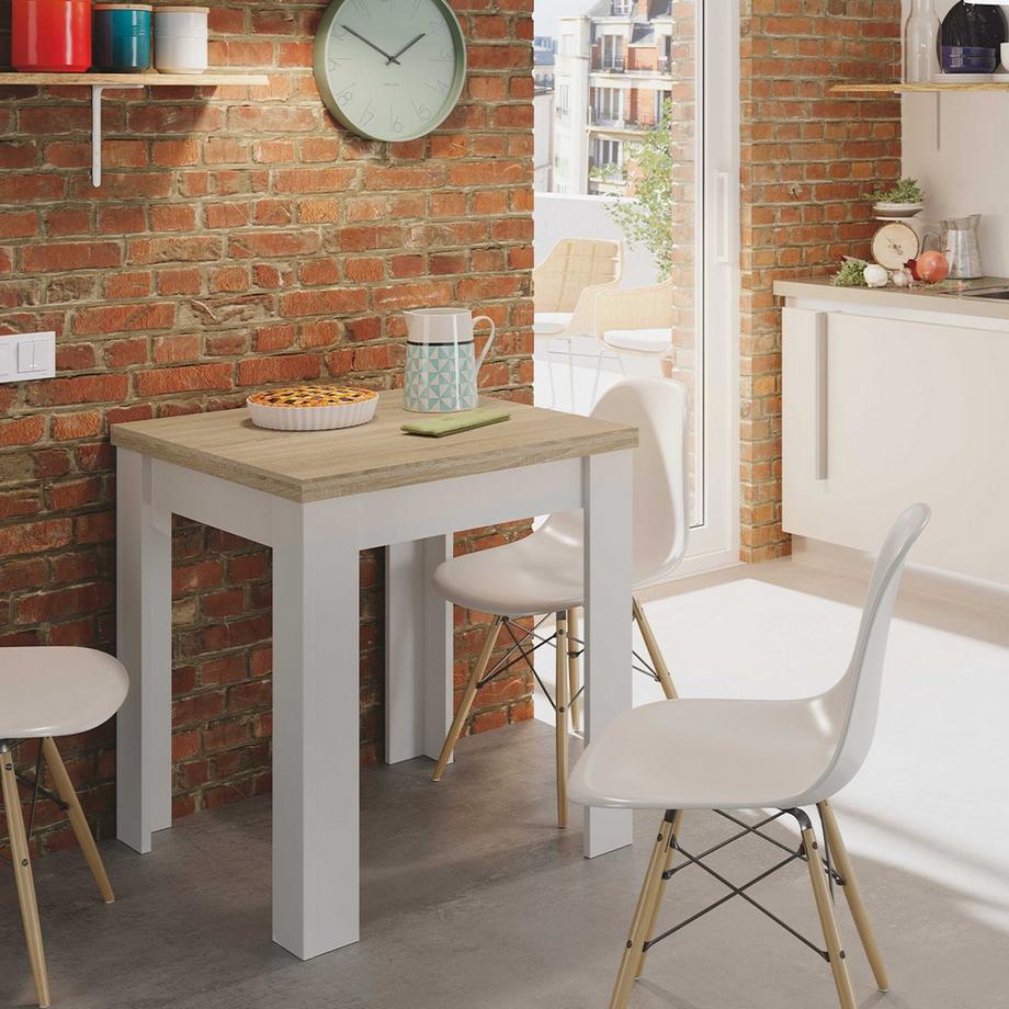 Calicosy Table extensible système d’ouverture en livre - L67 cm  