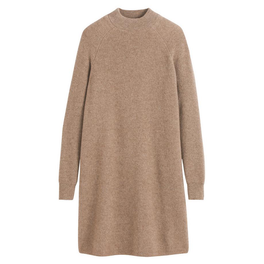 La Redoute Collections Langärmeliges Kaschmir Strickkleid  