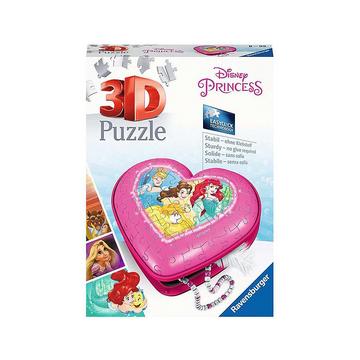 Puzzle Herzschatulle Disney Princess (54Teile)