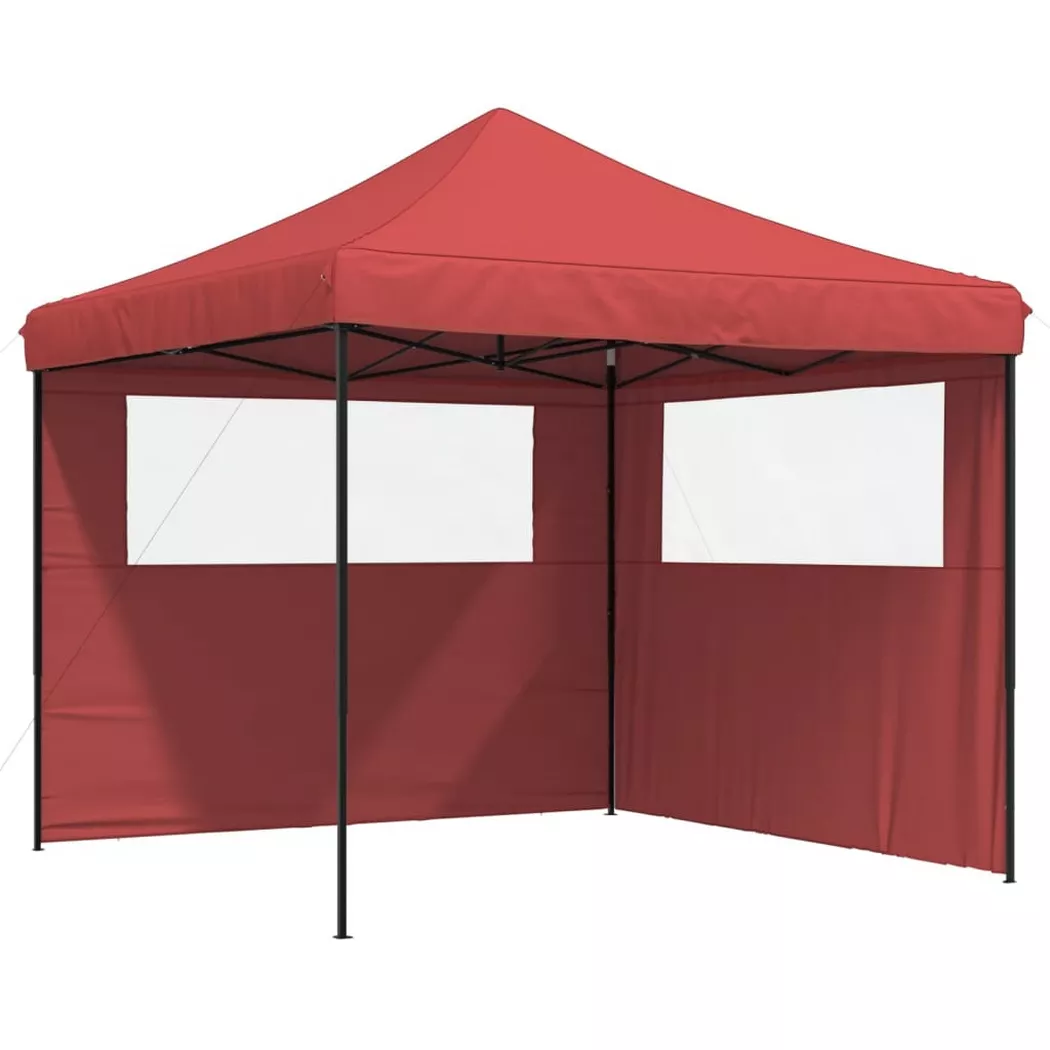 VidaXL - tenda per feste Poliestere, One Size, Rosso Multicolore