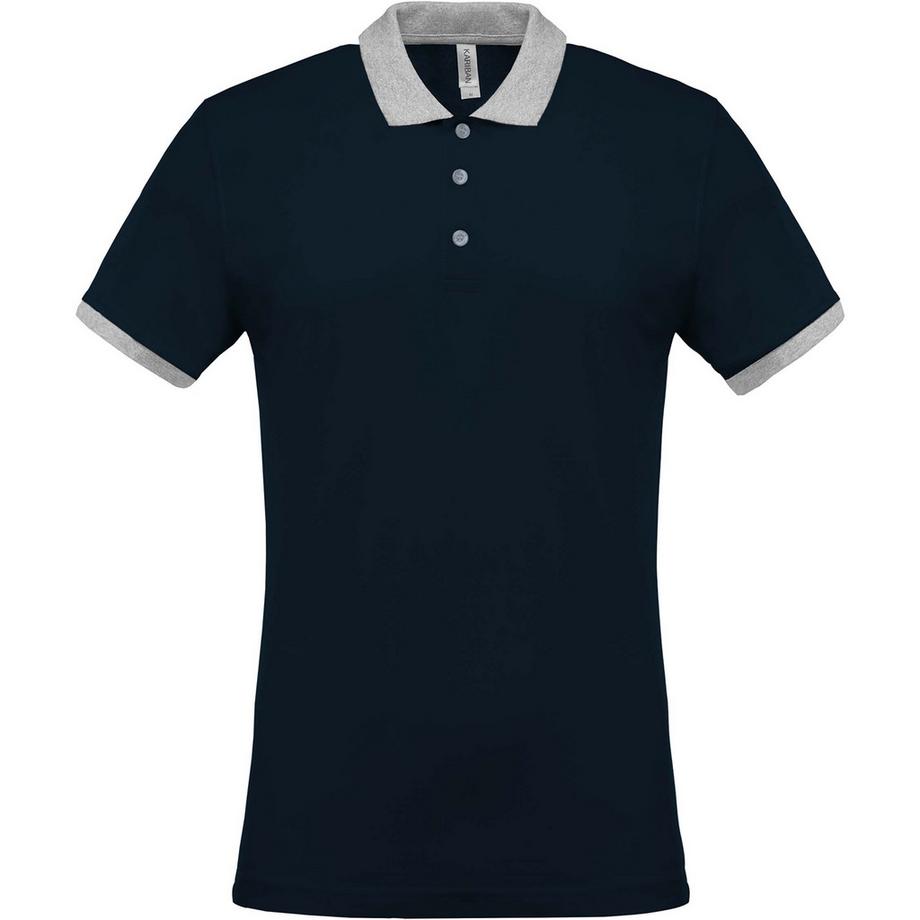 Kariban Mélange Piqué Bicolor Polo  