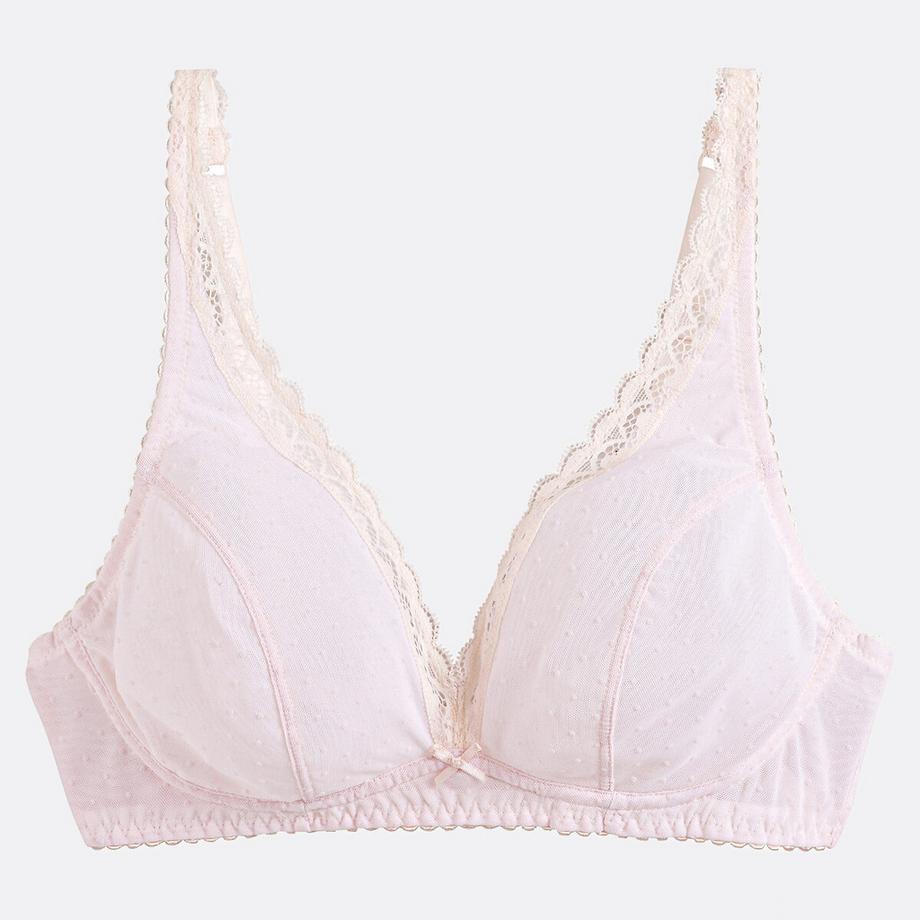 La Redoute Collections Alix Reggiseno a foulard in tulle floccato  