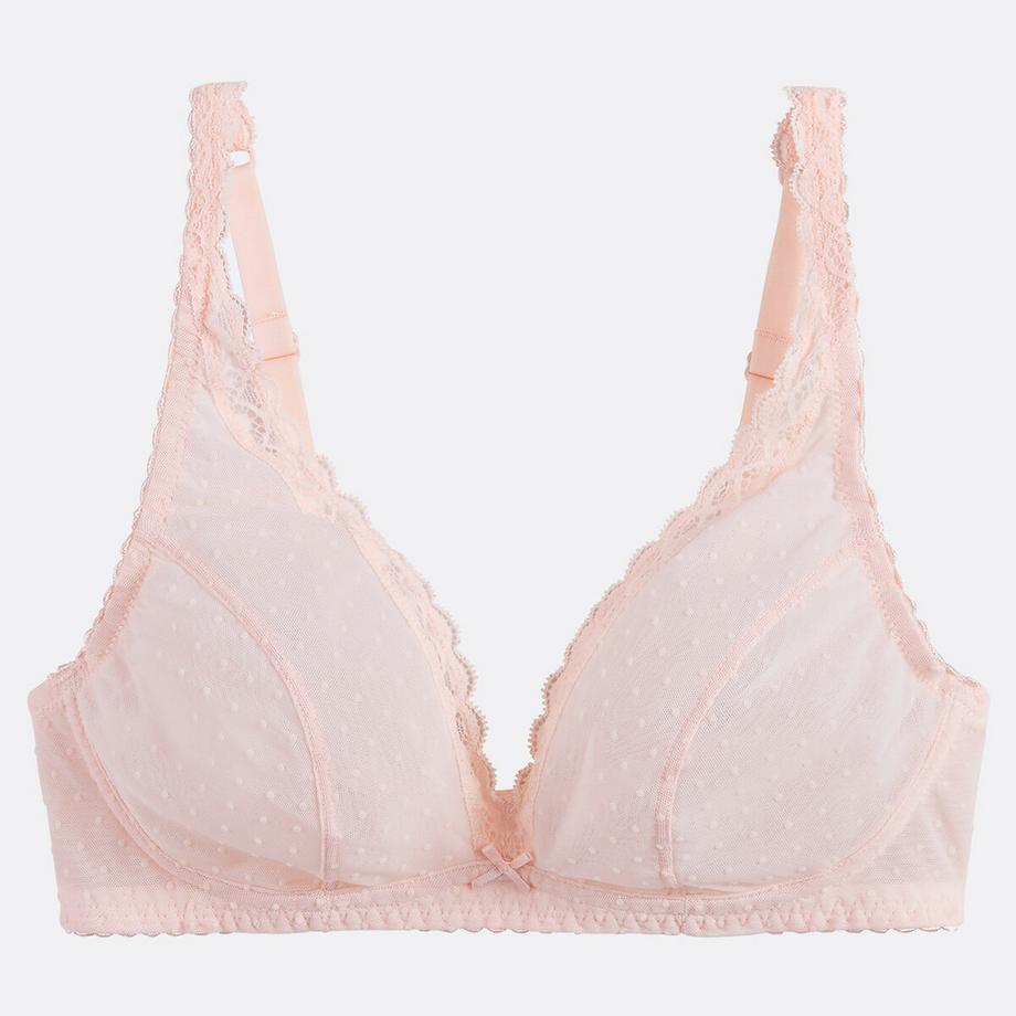 La Redoute Collections Alix Reggiseno a foulard in tulle floccato  