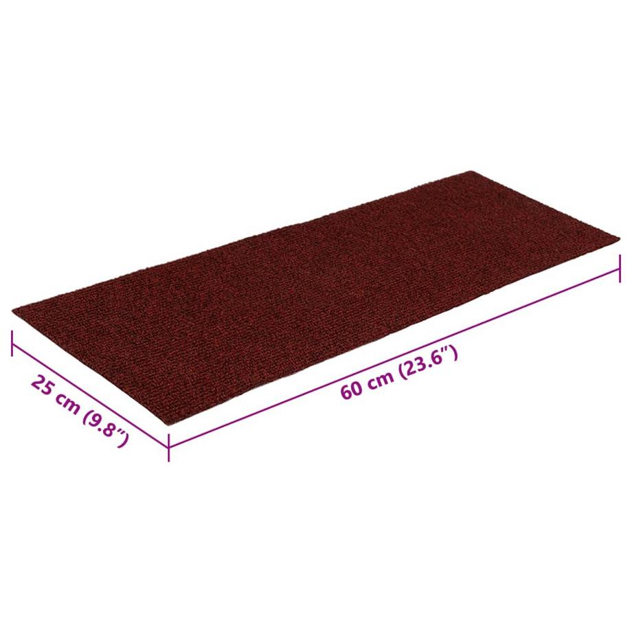 VidaXL Tapis escalier polypropylène  