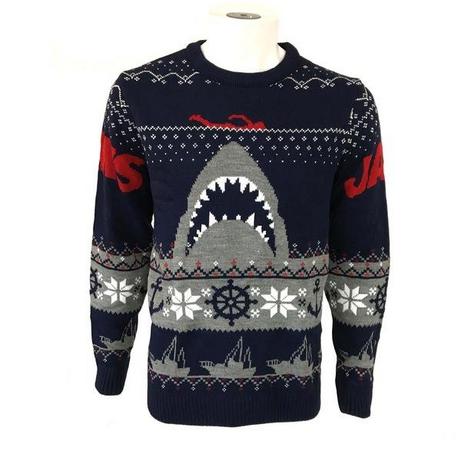 Jaws  Sweatshirt  weihnachtliches Design 