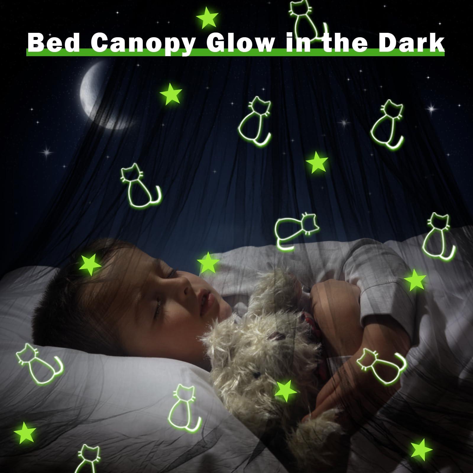 Activity-board Baldaquin Chambre Enfant Motif Chat Ciel de Lit  