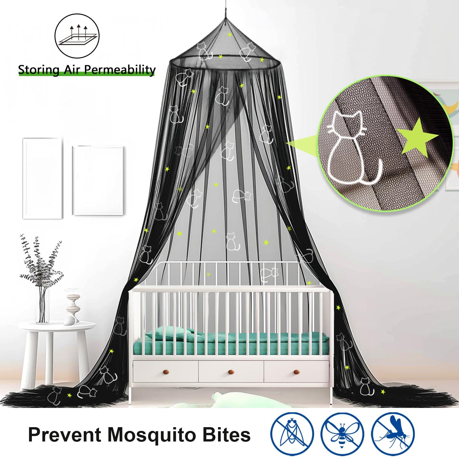 Activity-board Baldaquin Chambre Enfant Motif Chat Ciel de Lit  