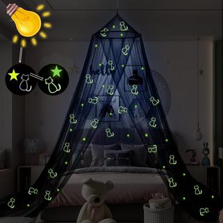 Activity-board Baldaquin Chambre Enfant Motif Chat Ciel de Lit  