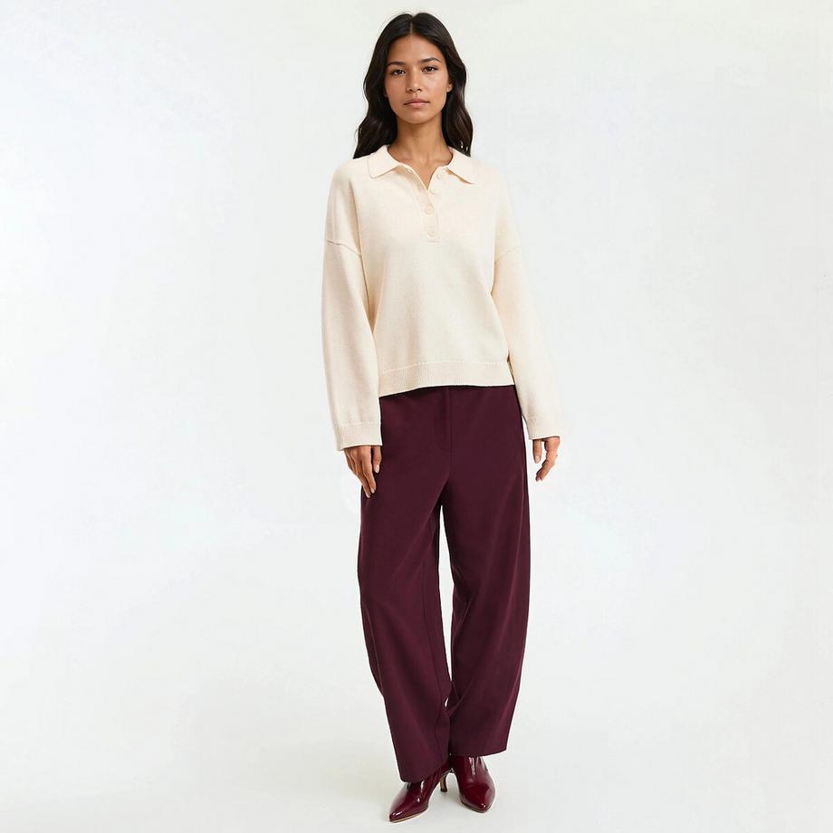 La Redoute Collections Pullover mit Polokragen  