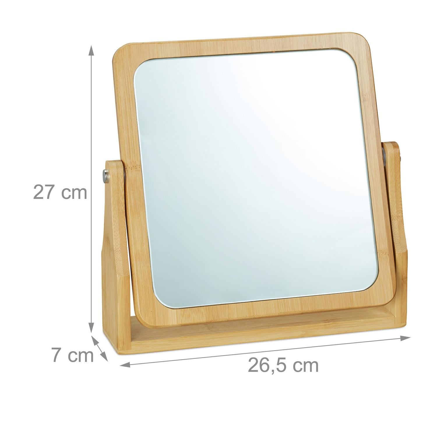B2X Schminkspiegel Bambus  