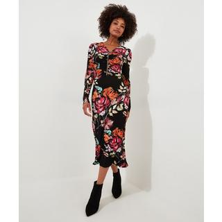 Joe Browns  Robe Midi Florale Zippée Devant 