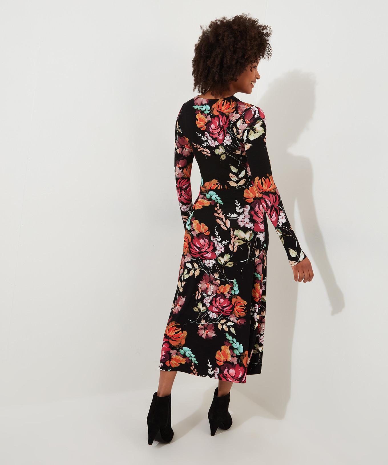 Joe Browns  Robe Midi Florale Zippée Devant 