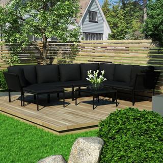 VidaXL Garten-lounge-set pvc  