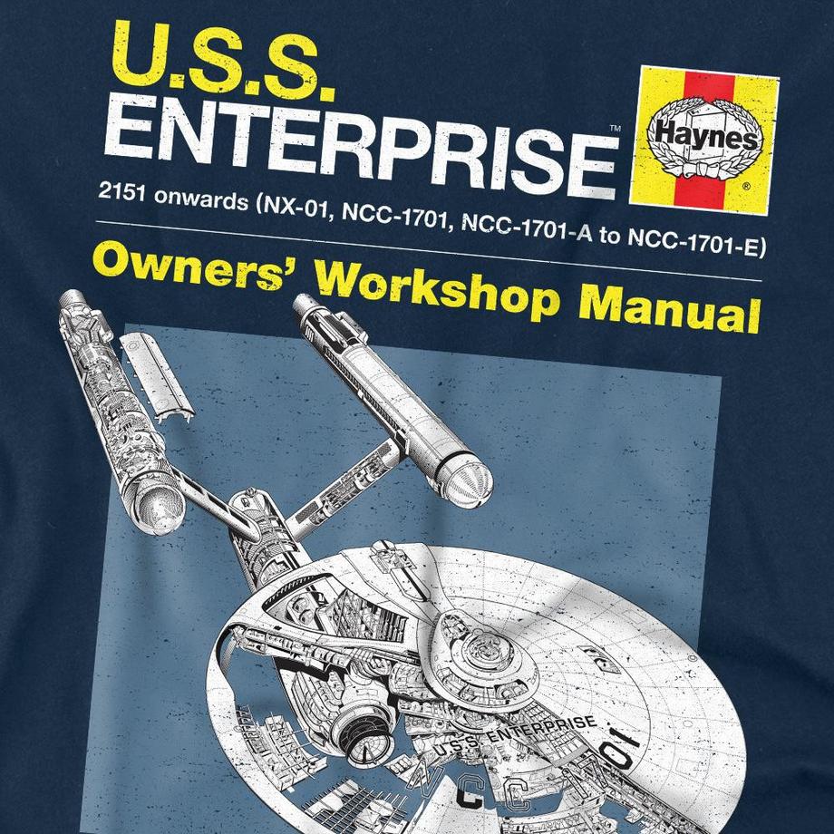 Star Trek Enterprise Grafikdruck T-Shirt  