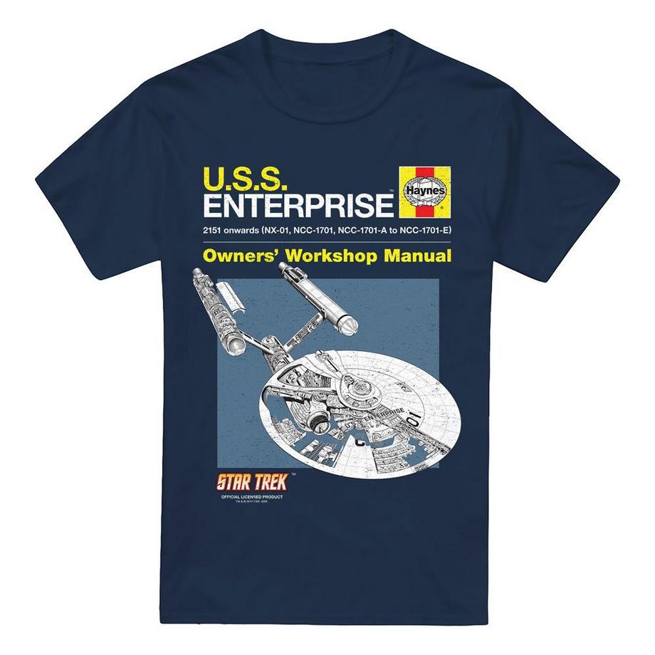 Star Trek Enterprise Grafikdruck T-Shirt  