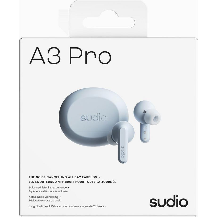 SUDIO  SUDIO-Kopfhörer A3 Pro Blue In-Ear True Wireless 