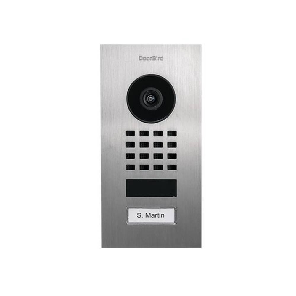 Doorbird  IP Video Türstation D1101V Unterputz, Edelstahl V2A, gebürstet, 1 Ruftaste, inkl. Unterputzgehäuse 