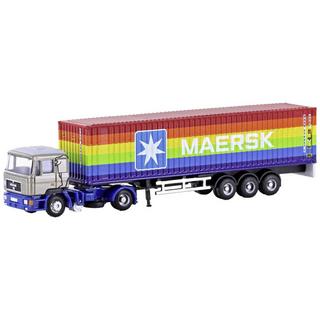 Minis by Lemke  Camion semi remorque porte container MAERSK MAN F90, N 