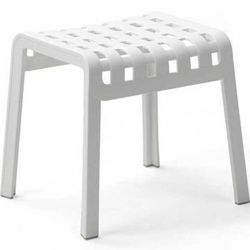 Tabouret de jardin Poggio blanc