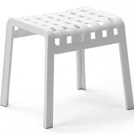 NARDI outdoor Tabouret de jardin Poggio blanc  