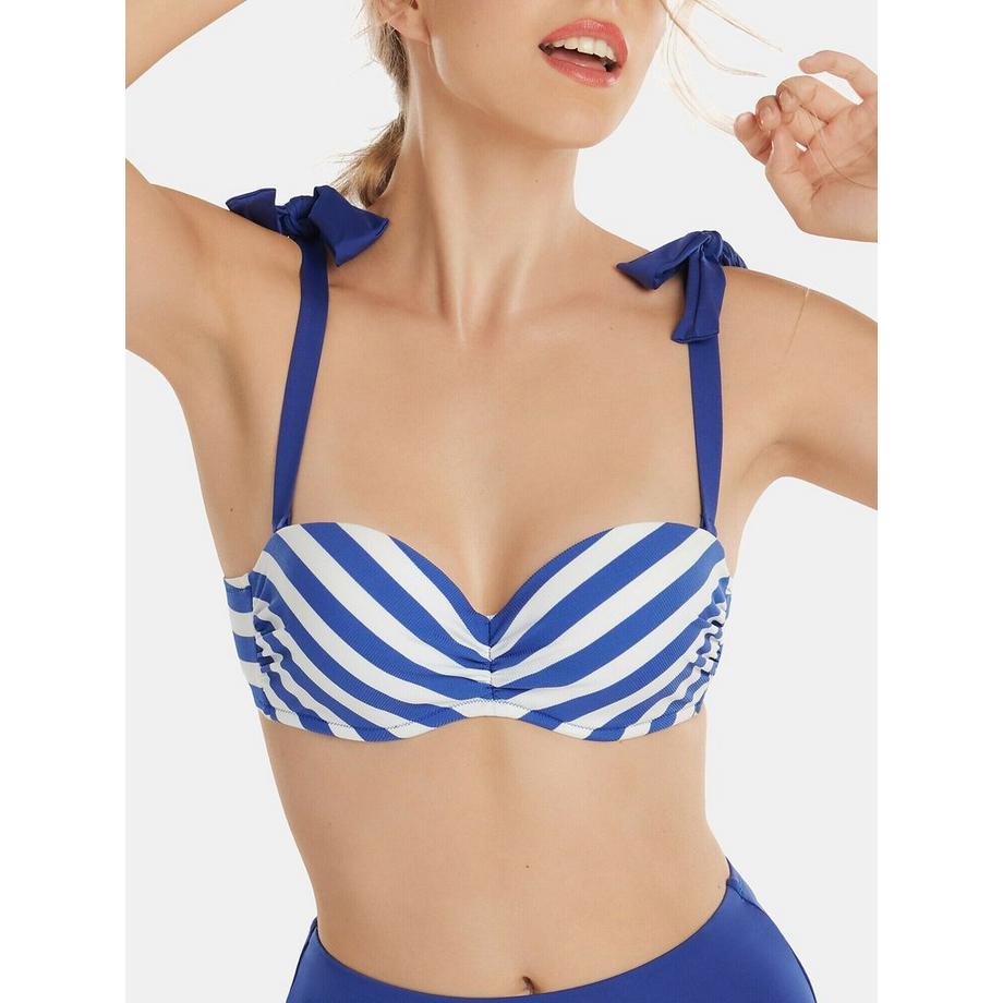 Lisca Rhodes Haut de Maillot de Bain Bandeau Multi-Positions  