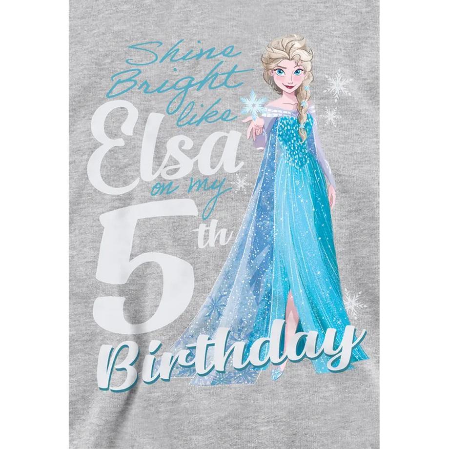 FROZEN  Sweat À Capuche 5ème Anniversaire Bright Like Elsa 